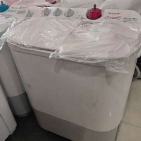 SHARP Mesin Cuci Aquamagic 7kg ES-T77F-PPK Pink