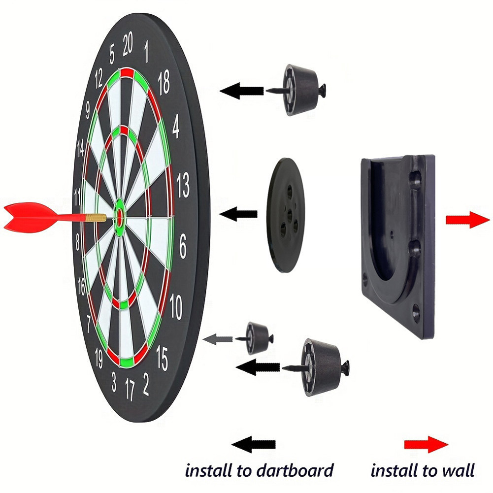 Professional Wall Dartboard Mounting Bracket With Fixed Accessories Wall Hanging Dartboard Mounting 