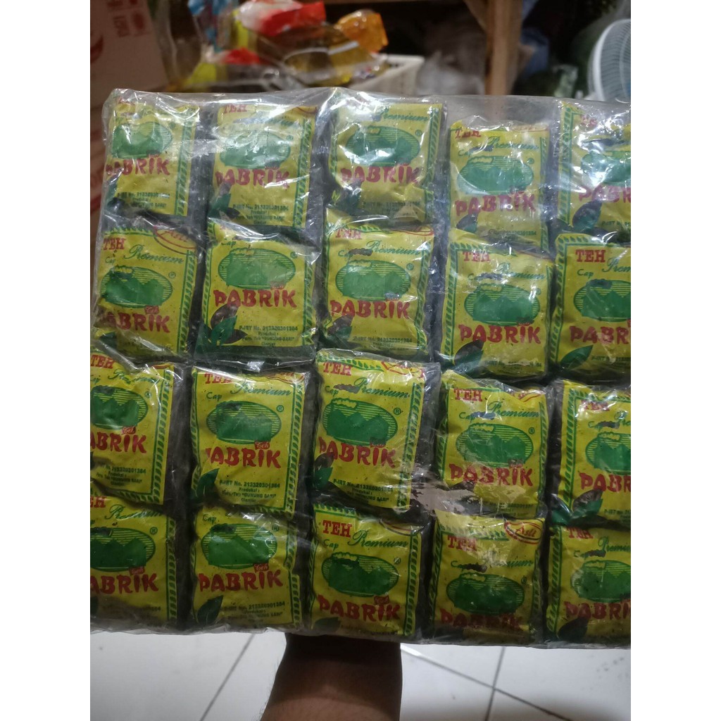 

teh premium cap pabrik 1pak isi 10bungkus