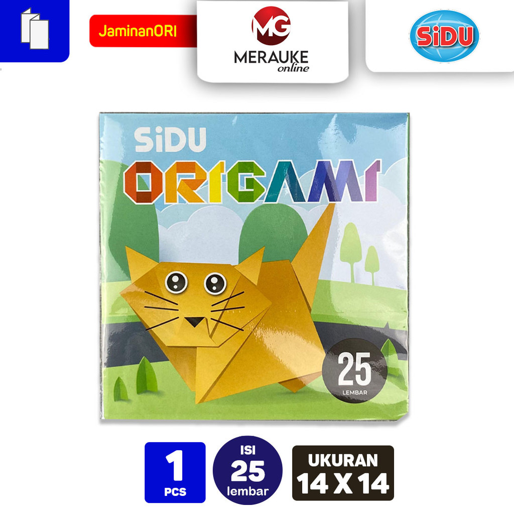 

Kertas Lipat / Origami SiDU 14x14 isi 25 Lembar