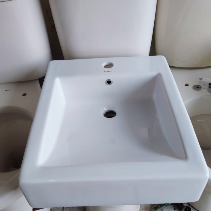 Wastafel Meja White TOTO | LW642CJ | LW 642 CJ | LW642 CJ | Lw 642CJ