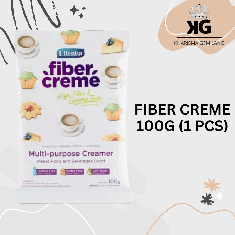 

KG - ELLENKA FIBER CREME 100G (Varian 1 PCS) Sachet Krimer Bubuk Saset Creamer Pengganti Santen Susu Multipurpose