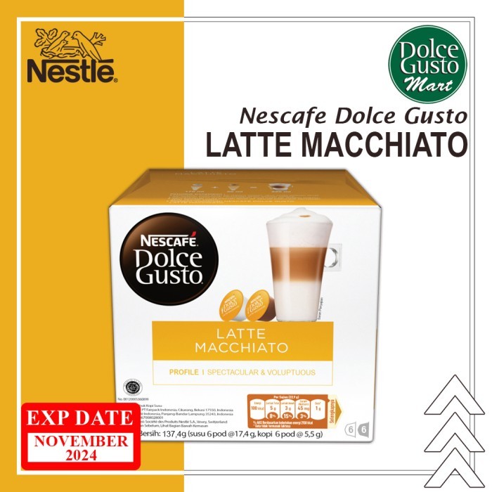 

Capsule Nescafe Dolce Gusto Box Kopi Kapsul Original Nestle - LATTE MACCHIATO