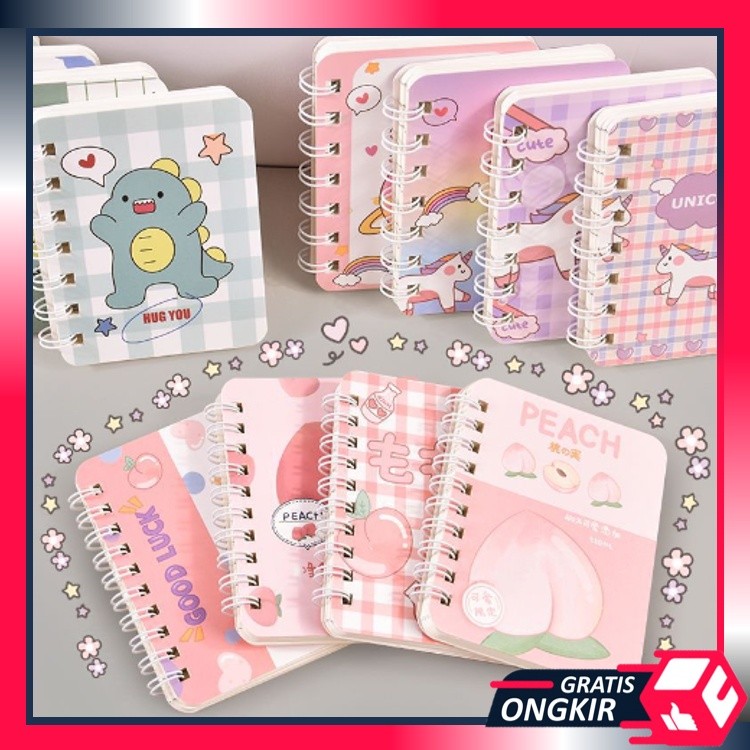 

Gratis Ongkir - B5865 Buku Catatan Harian Untuk Anak Perempuan / Buku Kecil Kartun / Mini Notebook Ring Motif / Buku Tulis Kecil Lucu
