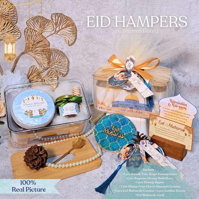 

DISKON Hampers Kurma Ajwa dan Madu Lebaran Ramadan Gift - Almond Choco C.