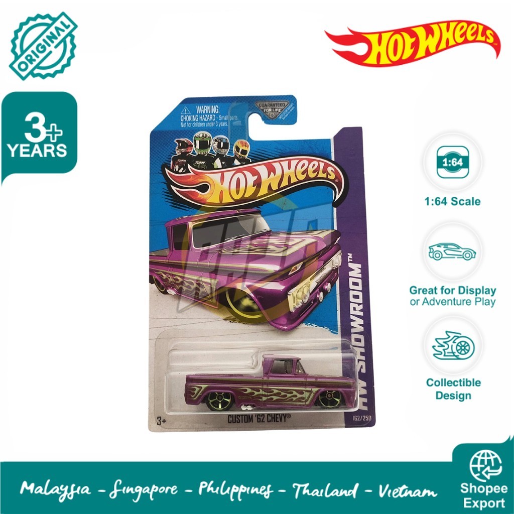Hot Wheels Custom 62 Chevy HW Showroom Pickup