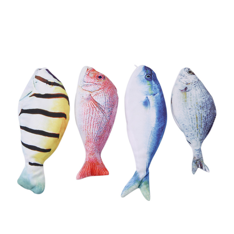 

Cute Simulation Fish Pencil Case Kawaii Cartoon Zipper Pencil Box Large Capacity Portable Storage Bag Stationery Holder Pen Bags