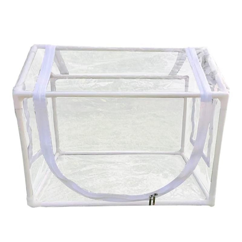 Portable Greenhouse Mini Gardening Rain Cover With Shelves Front Door Greenhouse For Growing Plant S