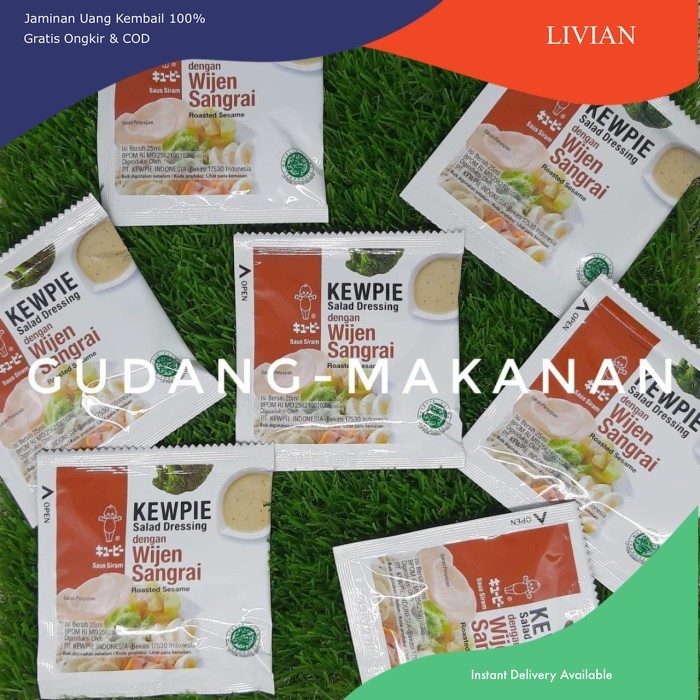 

lv Kewpie Saus Salad Wijen Sangrai Sachet (1 Sachet) 25ml