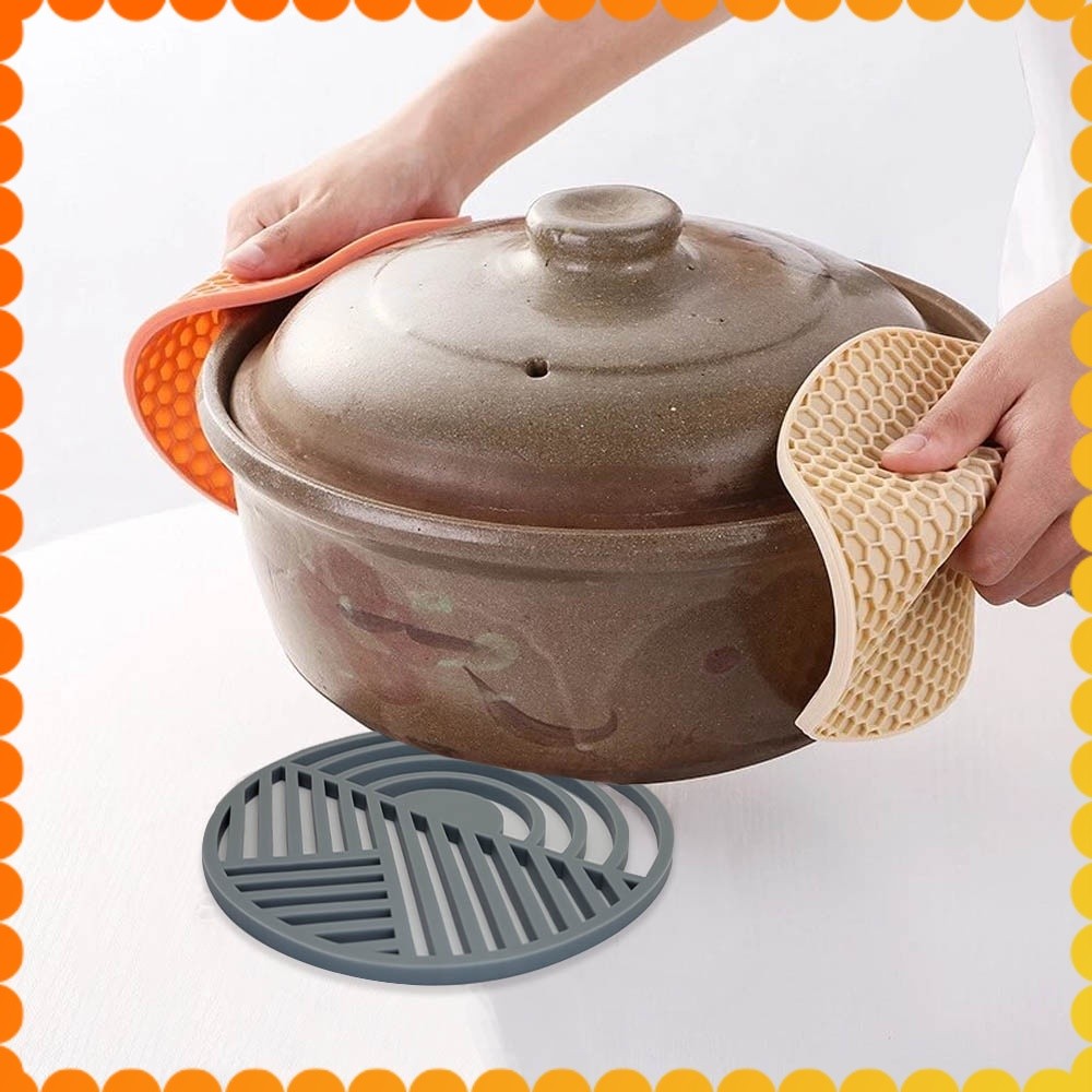 Cup Mats - Alas Silicone Alas Panci Coaster Alas Gelas Piring Alas Karet Tatakan Karet Tatakan Gelas