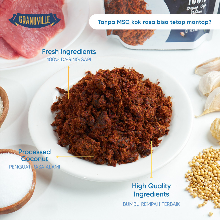 

Grandville Abon Sapi/Ayam/Ikan Crunchy Single Pack