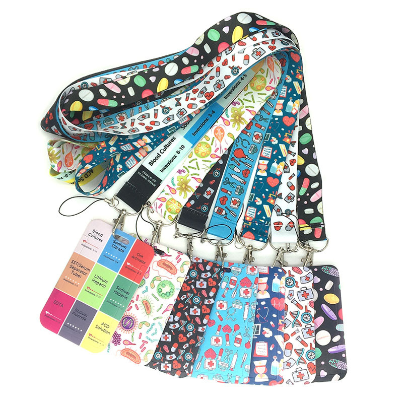 

Medical Lanyard Credit Card ID Holder Badge Doctor Nurse Student Women Travel Bank Bus Business Card Cover Badge
