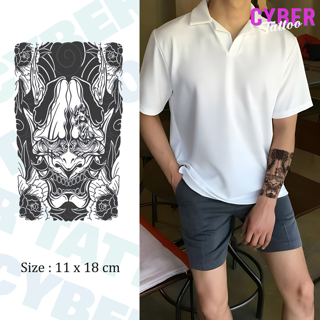 Cyber Tato Stiker Tahan Air Tato Temporary Tahan lama 15 hari tato palsu Tato Temporer Semi Permanen