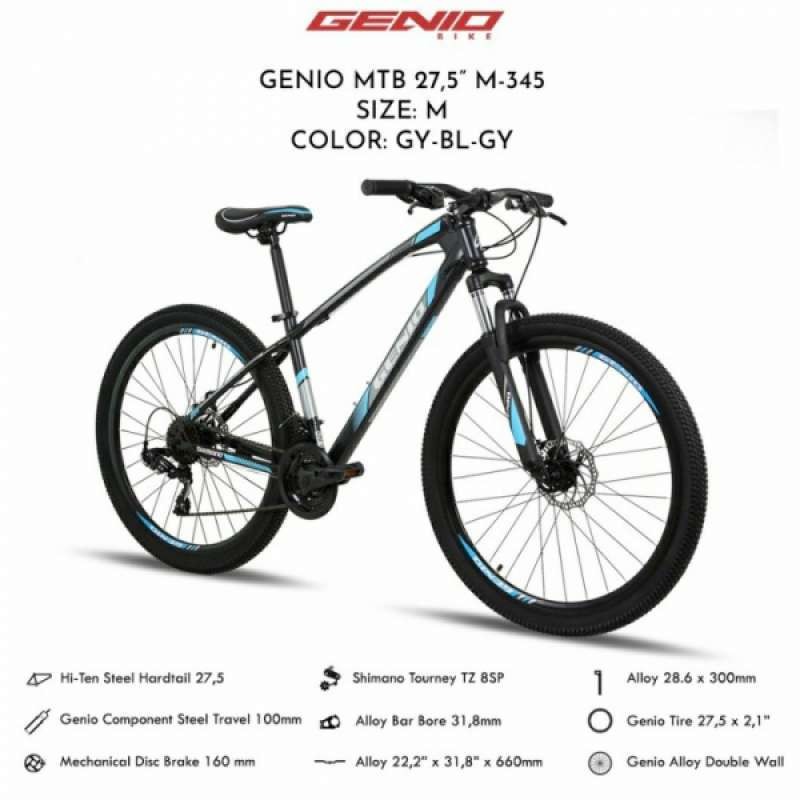 Genio M 345 sepeda Gunung Mtb 27,5 Inch