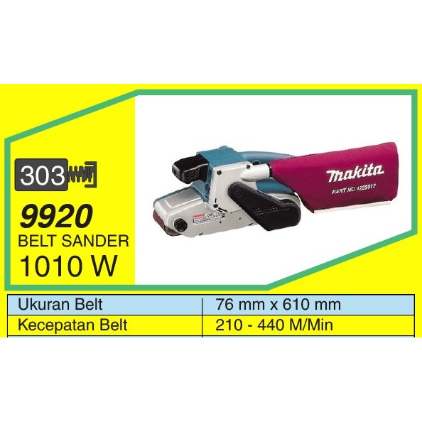 MAKITA 9920 MESIN AMPLAS BELT SANDER