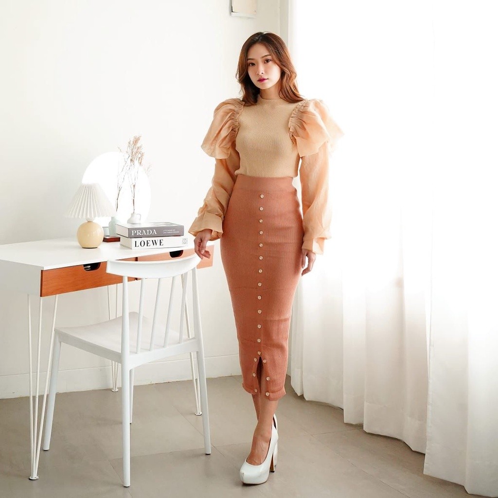 A183 Setelan Wanita Donita Rajut TE