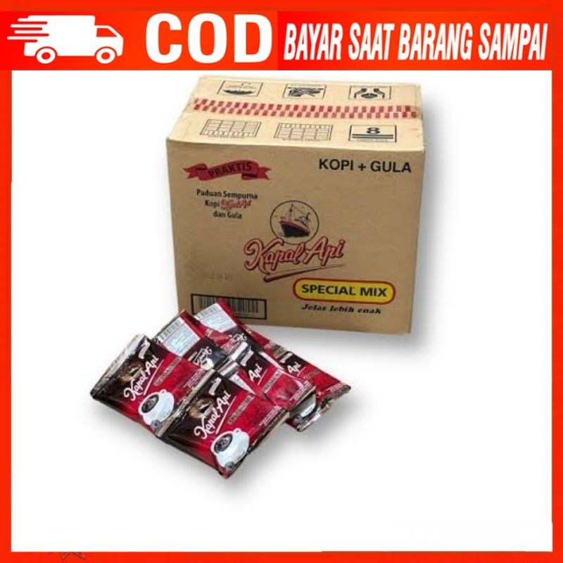 

[1 Dus] Kopi Kapal Api Special Mix + Gula ~ Lapak Mindy