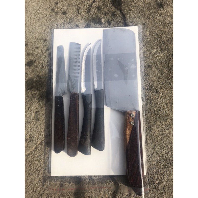 Pisau set dapur / paket pisau dapur isi 5 atau 6 atau peeler Terbaik