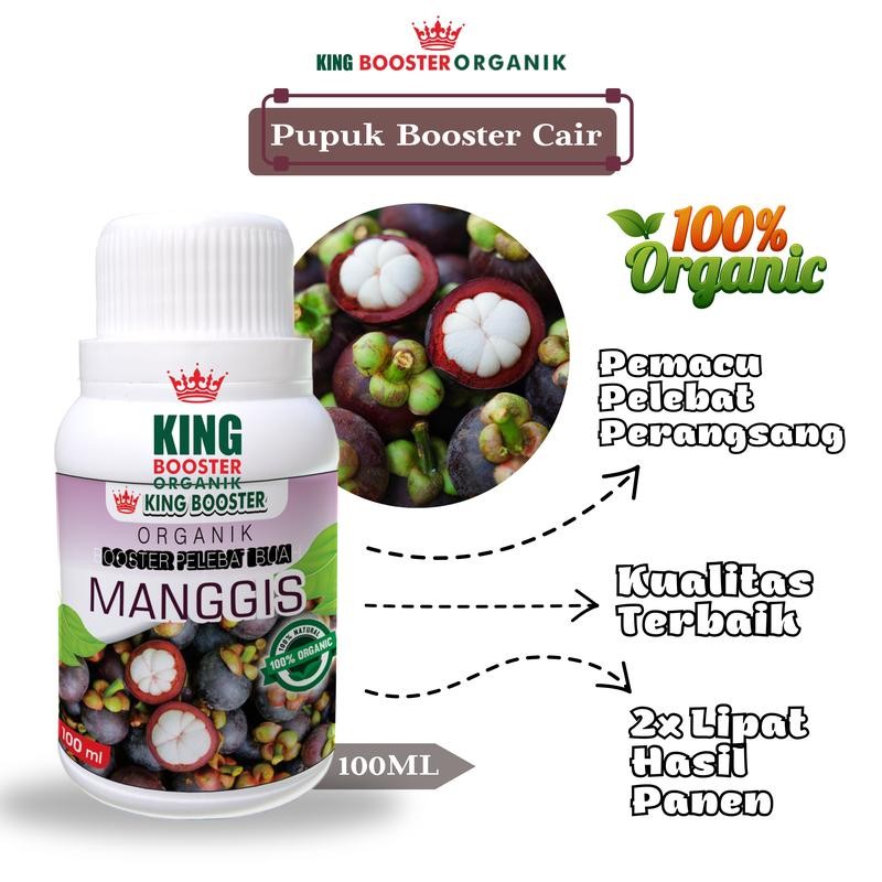 Pupuk Booster Cair Manggis (100ml)  I pupuk organik pelebat pohon manggis