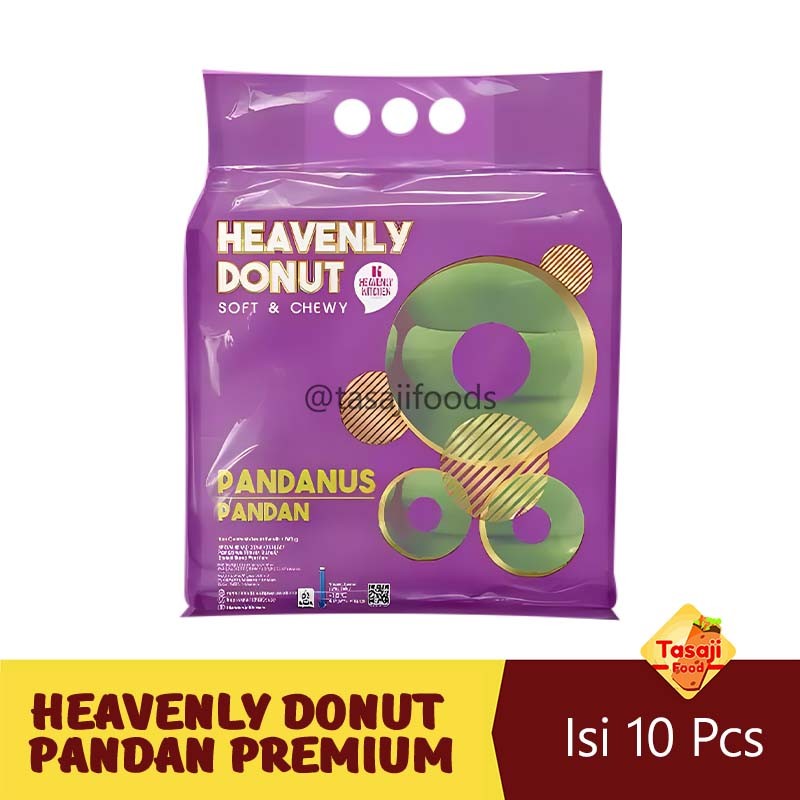 

Heavenly Donut Pandan Isi 10 Pcs Donat Premium