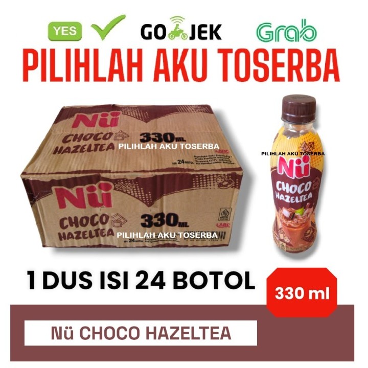 

NU CHOCO HAZELTEA 330 ml - ( HARGA 1 DUS ISI 24 botol )