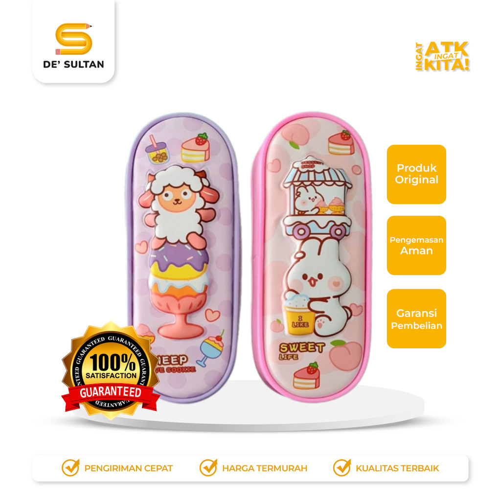 

XIAOLINGJING TEMPAT PENSIL BONEKA LUCU BD-996-D (1PC)