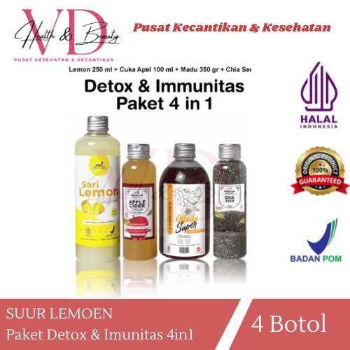 

Paket Detox Diet Imunitas Cuka Apel | Sari Lemon | Murni Madu | Chia Seeds | Garam Salt Himalaya