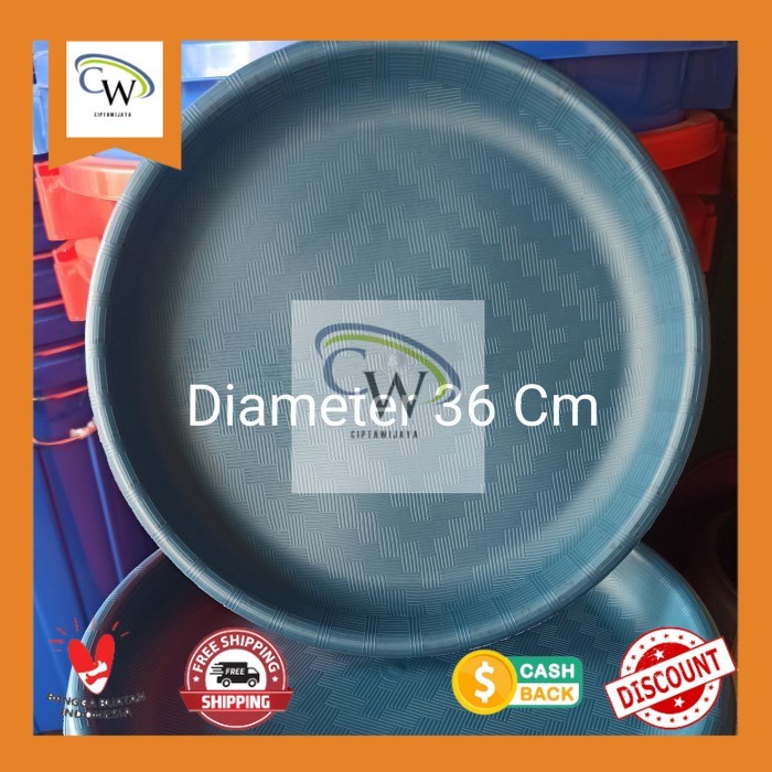 Tampah Plastik Besar Murah Diameter 50 CM / Nampan Plastik Bulat Besar 50 CM