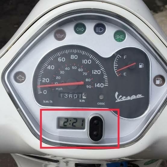 ✨READY✨ -Baterai Jam Digital Speedometer Vespa Modern LX S GTS