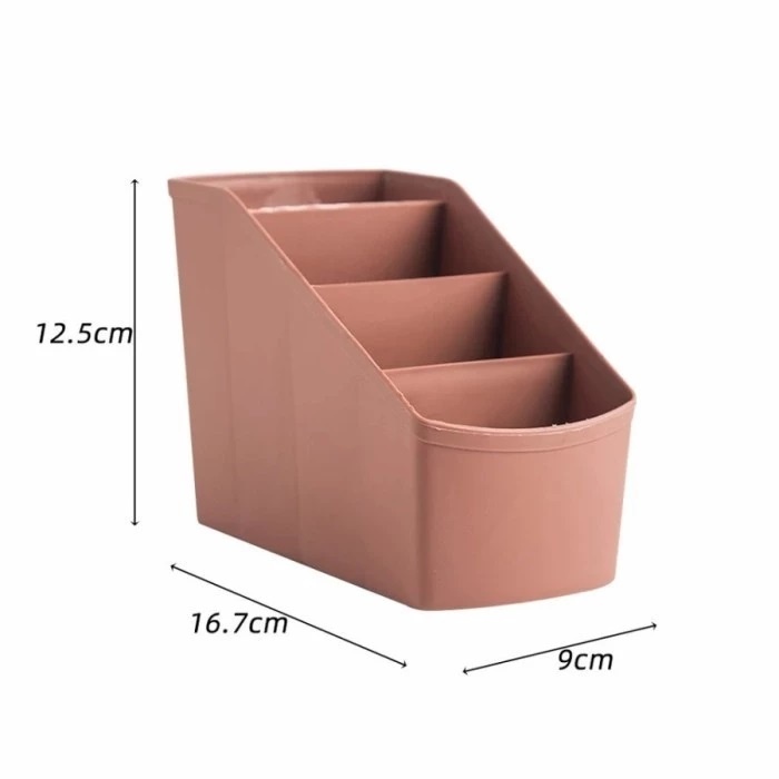 Grosir Gpo Atk Alat Tulis Pena Pensil Spidol 4 Sekat / Rak Meja Serbaguna Kotak Atk / Organizer Meja