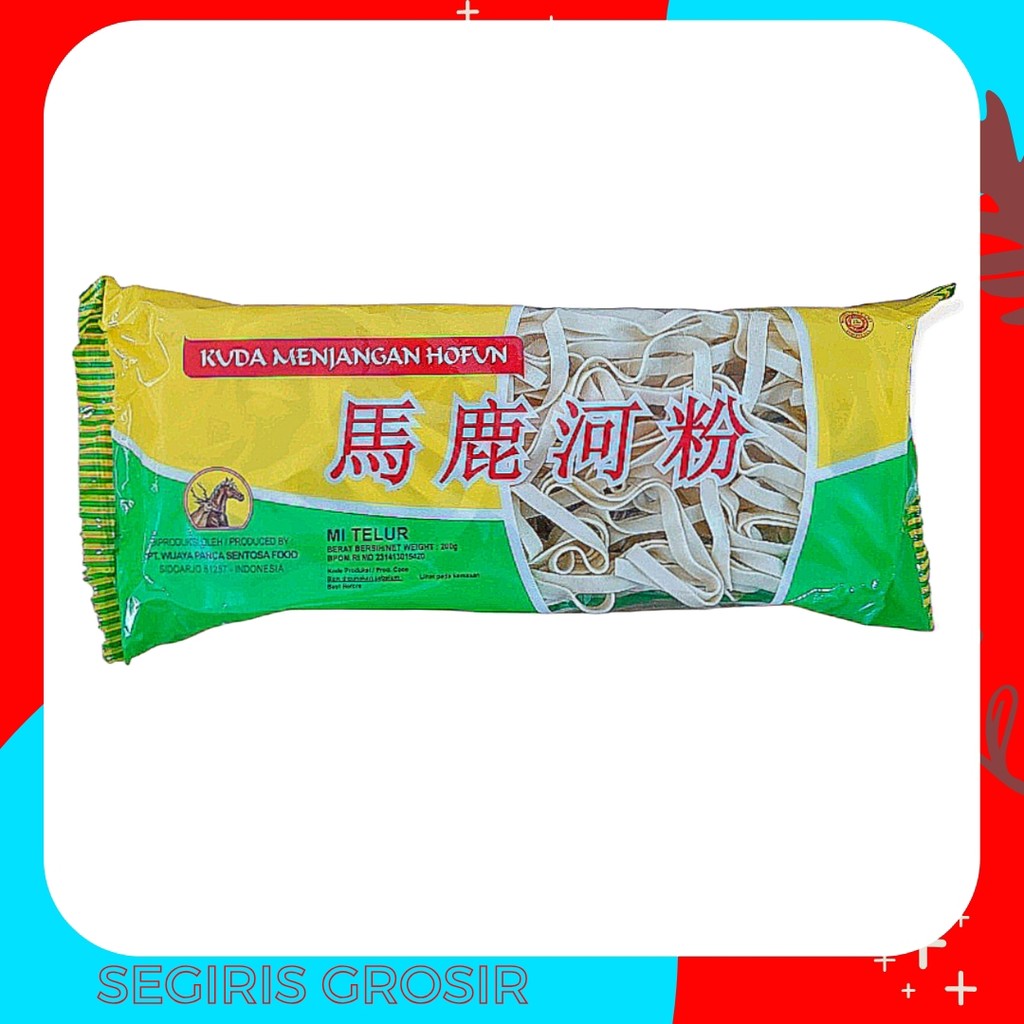 

Mie Kwetiaw Kuda Menjangan Hofun 200 Gr