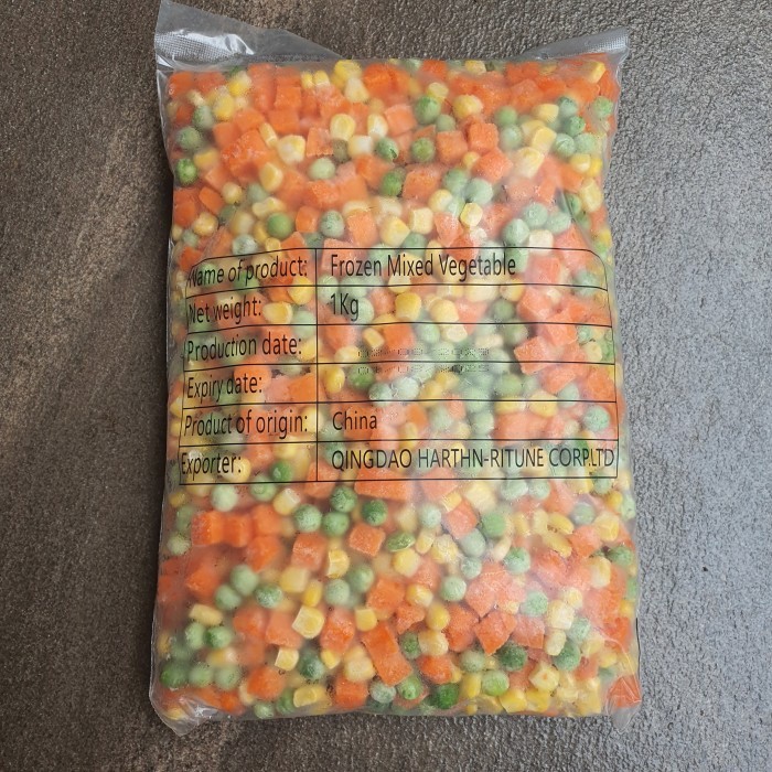 

FROZEN MIXED VEGETABLES 1Kg