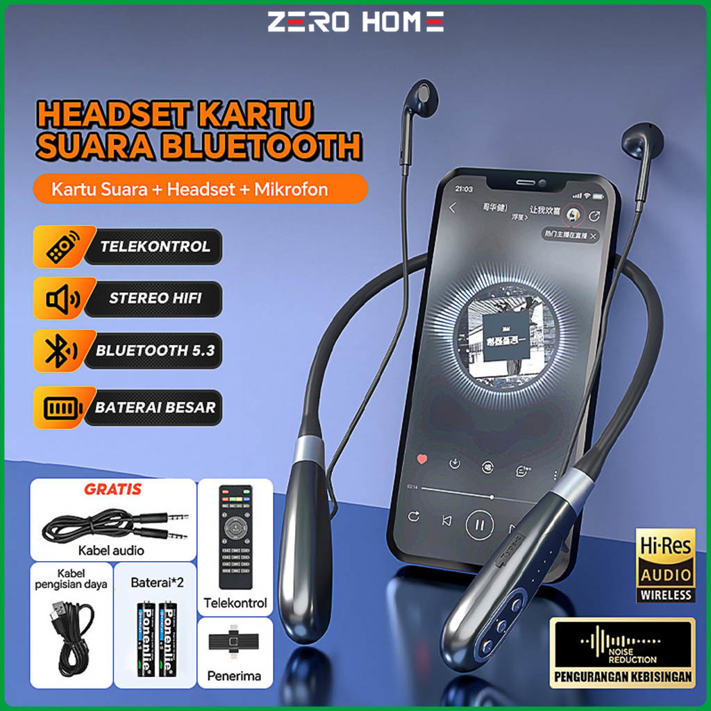 Live Sound Card Microphone Microphone 2in1 Wireless Clip on Mic dan SoundCard Mic HP Audio Live Mixe