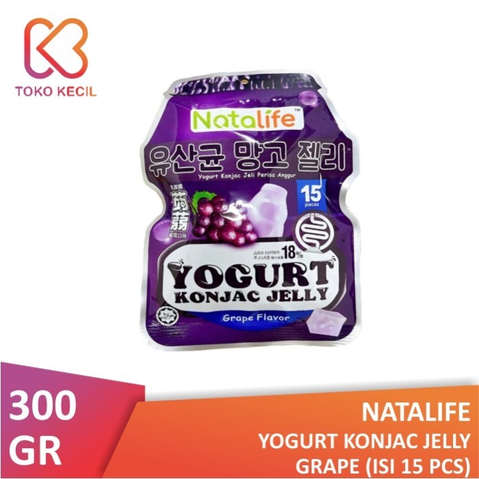 

Natalife Yogurt Konjac Jelly Grape (Isi 15 Pcs) 300gr