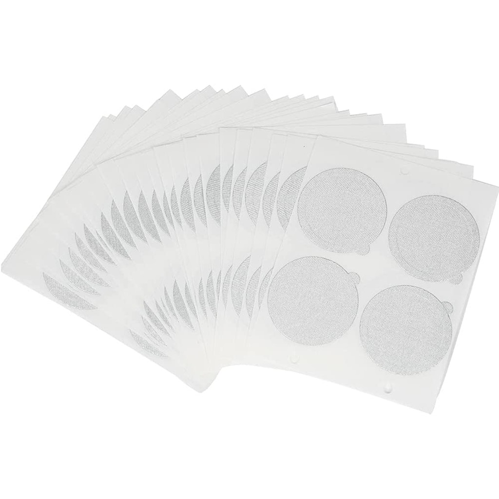 100Pcs Adhesive Aluminum Foil Lids Seals Stickers for Filling Disposable Empty Nespresso Coffee Pod 