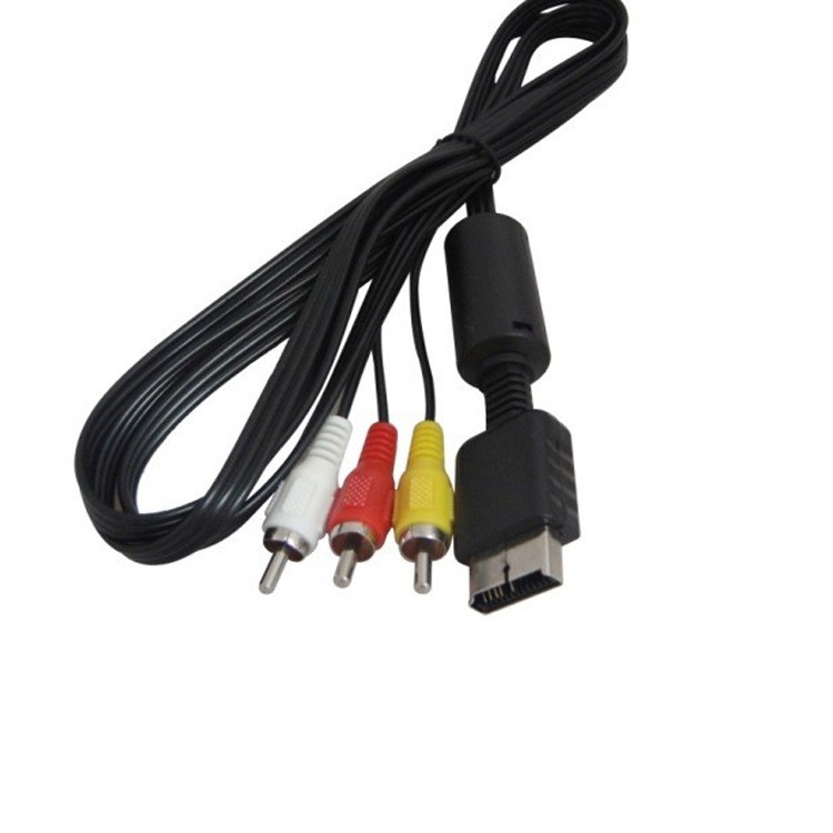 Kabel RCA Cable AV PS2 PS3 Kompatibel TV LED LCD 1,8 M