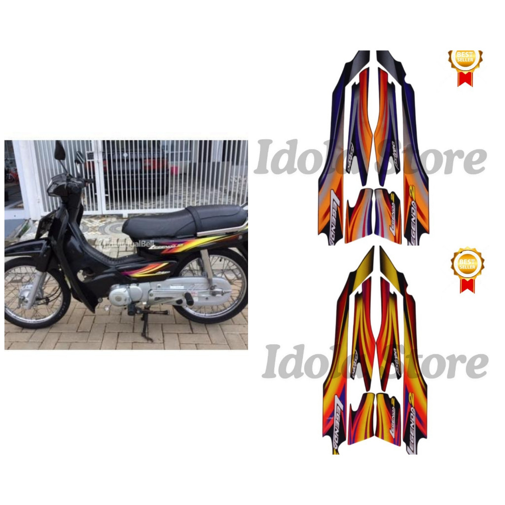 Striping Stiker Honda Astrea Legenda 2002 List Body Motor Astrea Legenda 2002