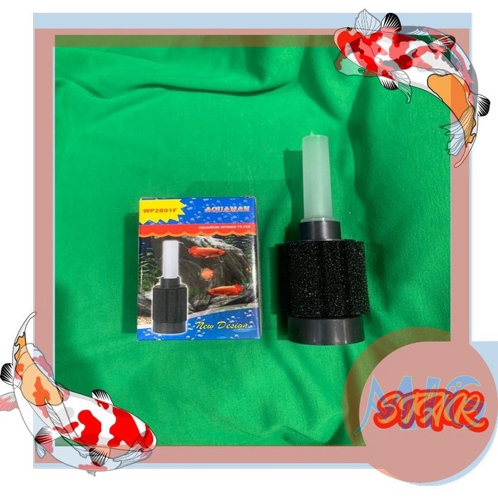 aquarium bio foam SPONGE FILTER AQUAMAN WP 2801 F