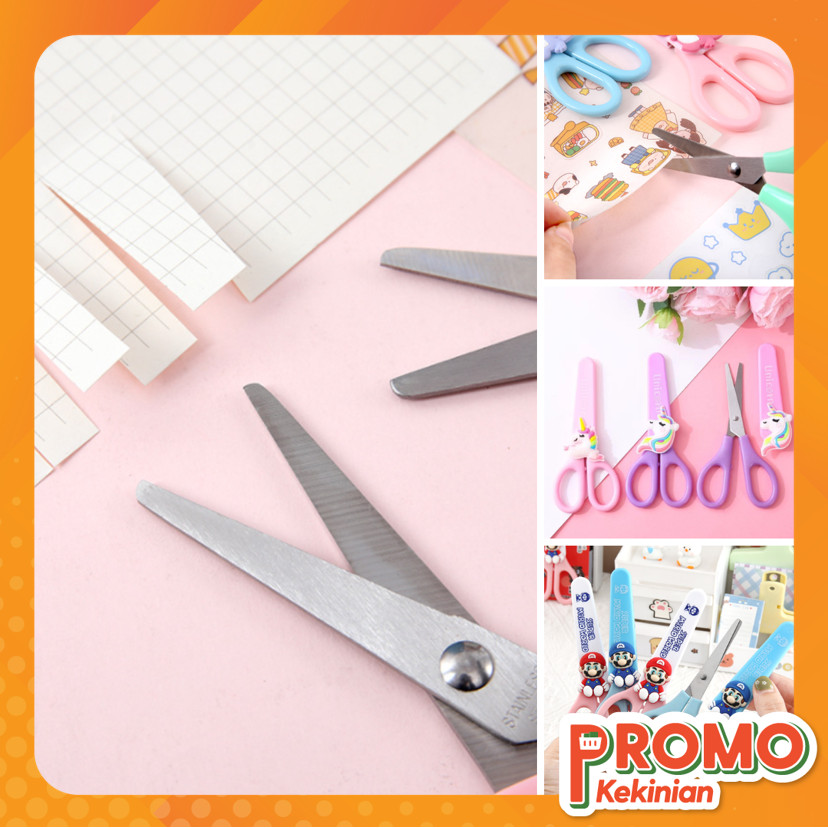 

Promo Kekinian - S6418 Gunting Motif Karakter / Mini Scissors Tutup Portabel / Gunting Sekolah Anak Lucu