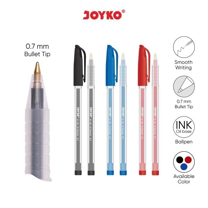 

Ball Pen BP-388 Pulpen Pena Joyko All Steady 0.7 mm