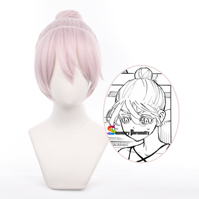 Anime Tokyo  Mikey Draken Baji Keisuke Costume Uniform Coat Jacket Senju Kawaragi Cosplay Wig Pink B