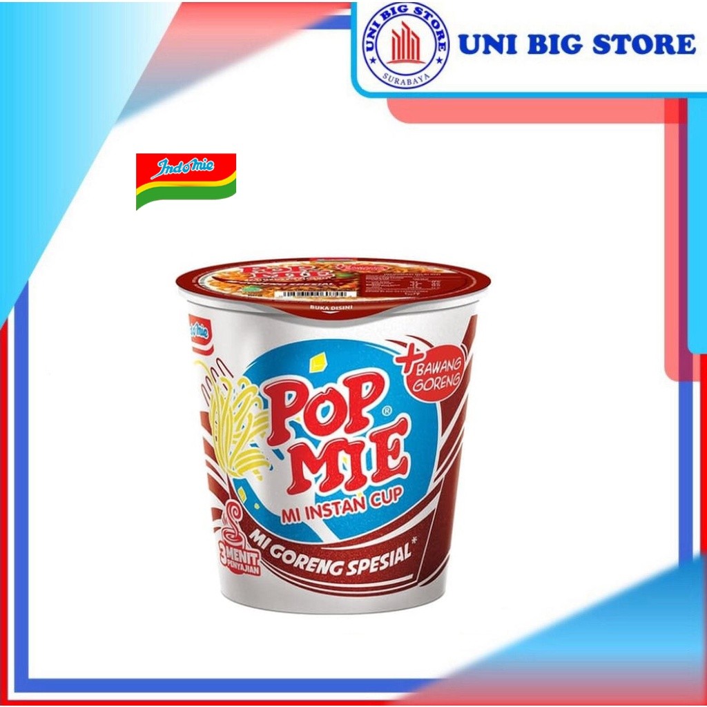 

Pop Mie Mi Goreng Spesial 80 gr Instant Noodle Cup pusat grosir