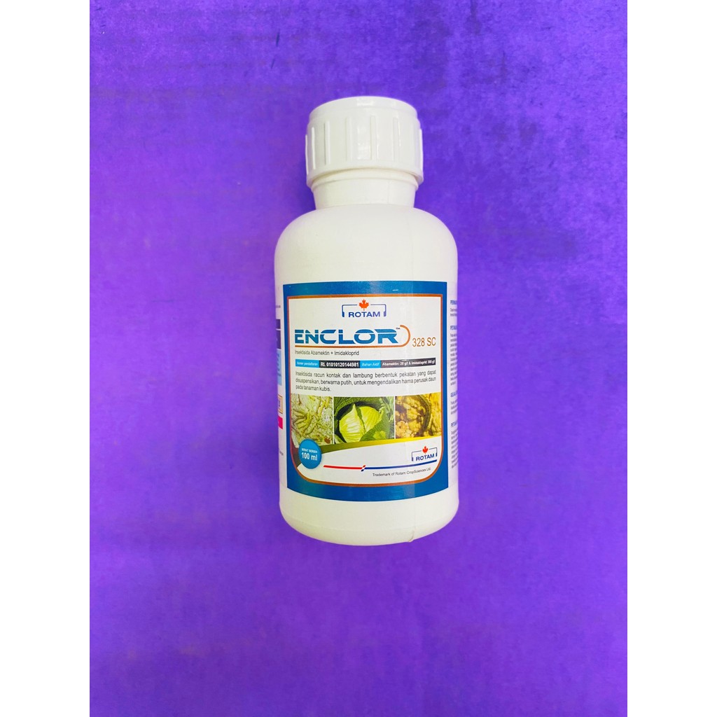 Insektisida ENCLOR 328SC isi 100ml dari ROTAM pengendali hama perusak daun