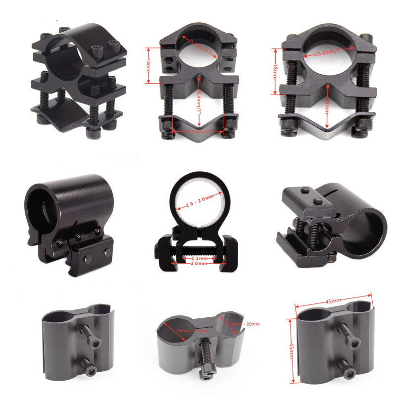 Mini Red Dot Laser Sight Scope Weaver Picatinny Mount Set for Gun RifleShot Airsoft Riflescope Hunti