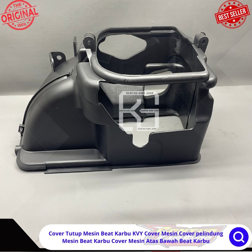 Cover Tutup Mesin Beat Karbu KVY Cover Mesin Cover pelindung Mesin Beat Karbu Cover Mesin Atas Bawah
