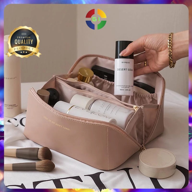 (GI)  Tas Pouch Make Up Kosmetik Besar Muat Banyak Aesthetic