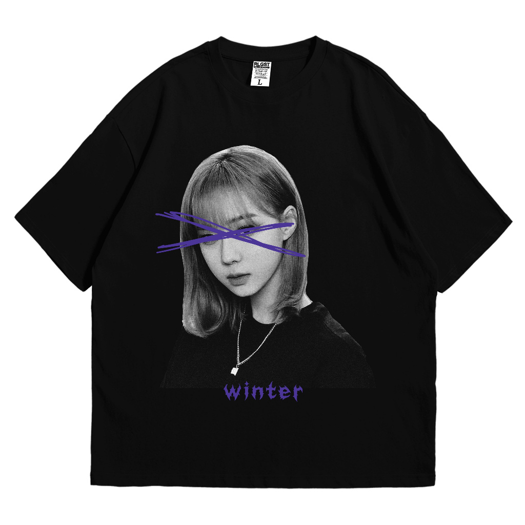 Tshirt  -  Winter Aespa | Kaos Band | BAJU MUSIK METAL ROCK | Rollingstout