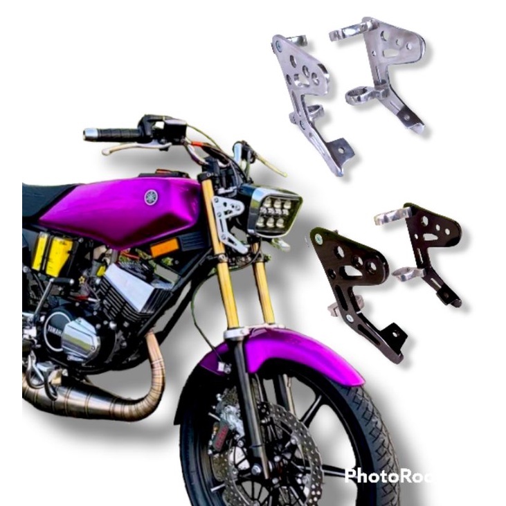 Pangkon Lampu Depan RX KING Bpro Cnc Dudukan Lampu Breket Lampu