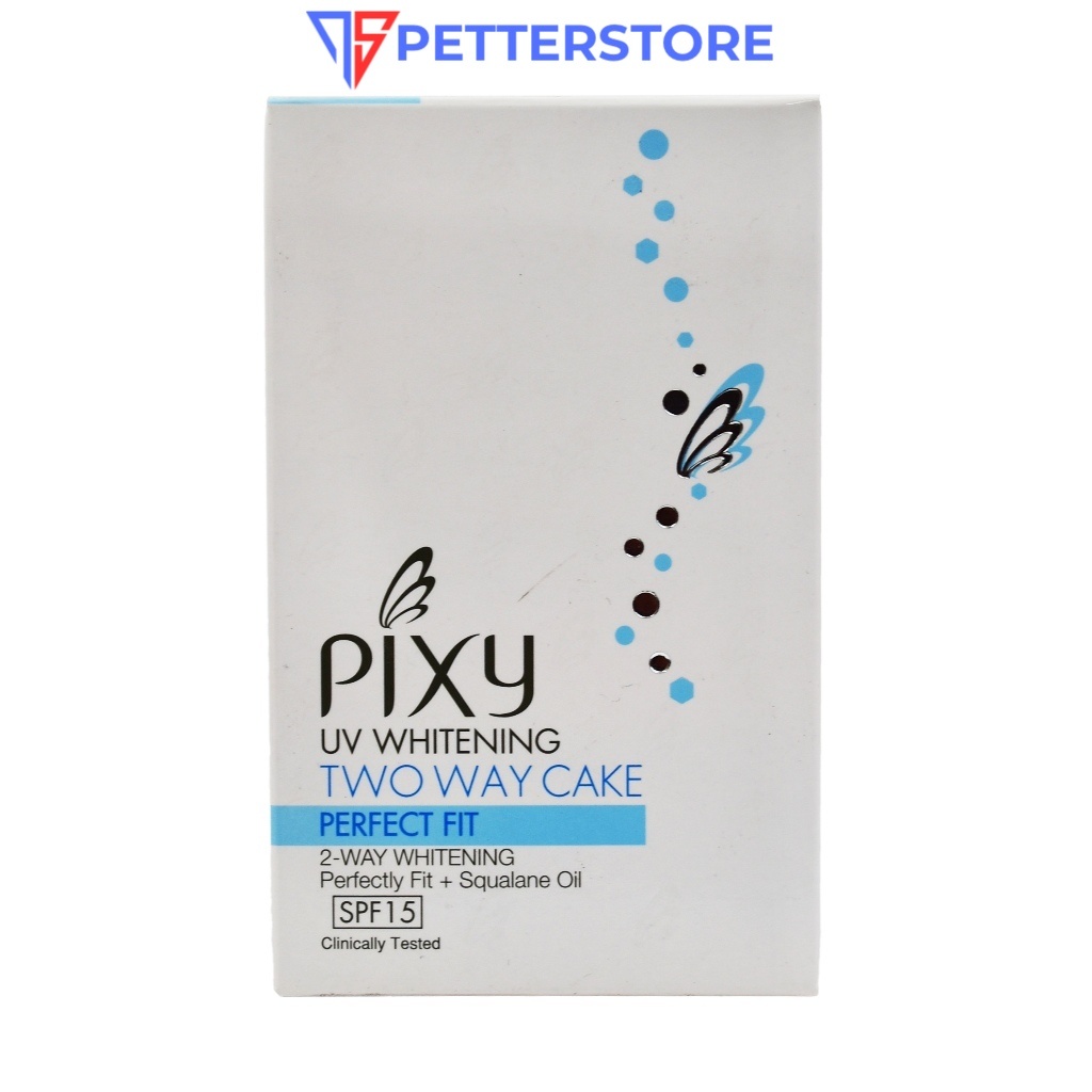 PIXY UV WHITENING TWO WAY CAKE PERFECT FIT WHITE CREAM