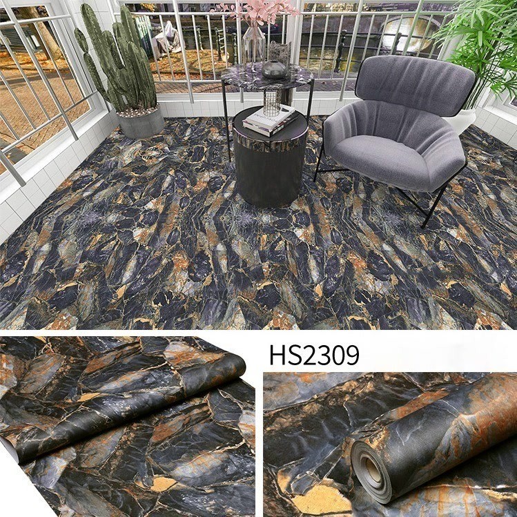 Stiker Lantai 2M * 61CM Stiker Lantai Kamar Tidur Stiker Lantai PVC Stiker Lantai Kayu Stiker Lantai